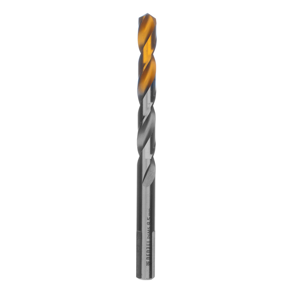 Сверло спиральное по металлу 8,5 x 117 мм, Р6М5, Golden Tip Denzel (718240)
