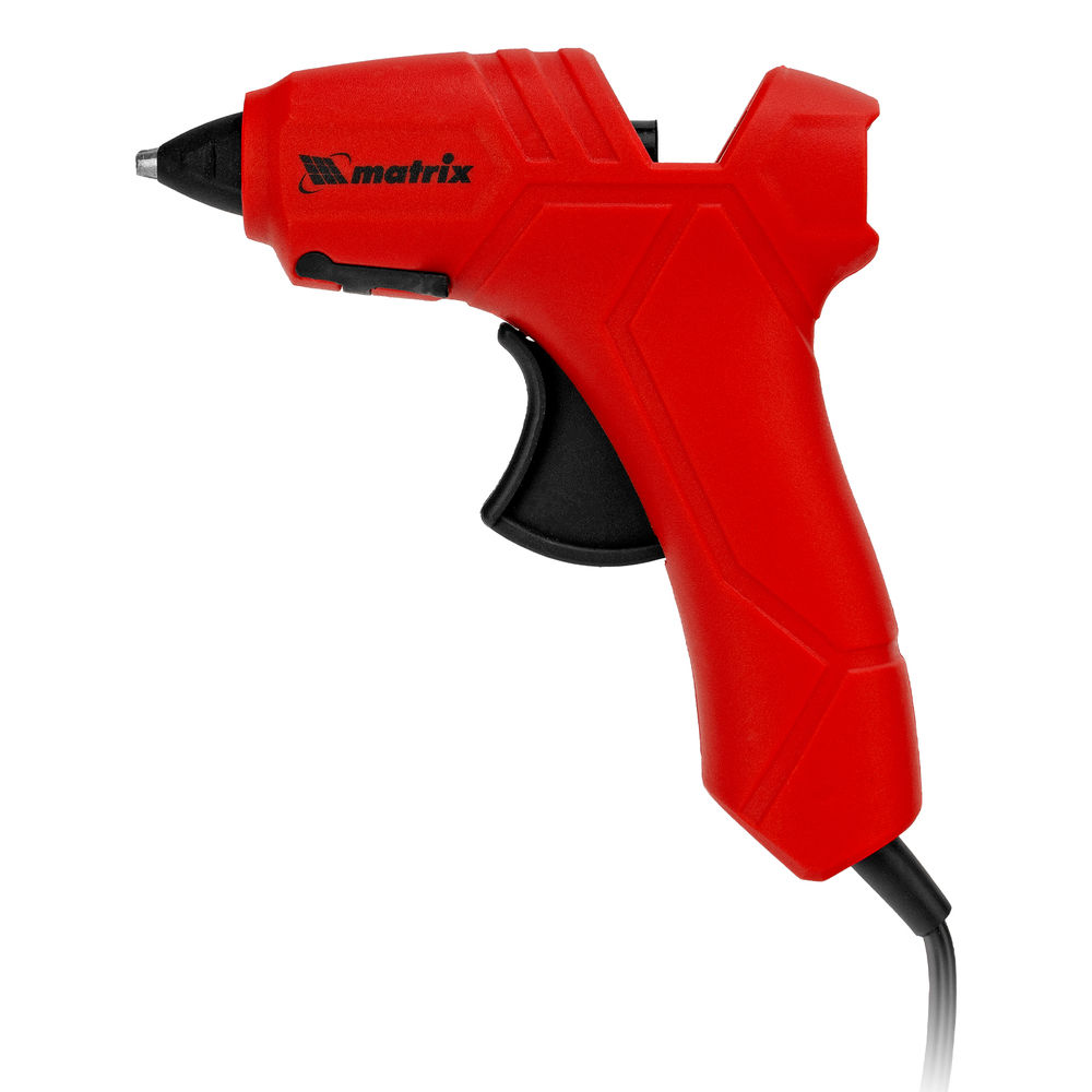 Клеевой пистолет, 7 мм, 15 (60) Вт, 8 г/мин Matrix (93003)