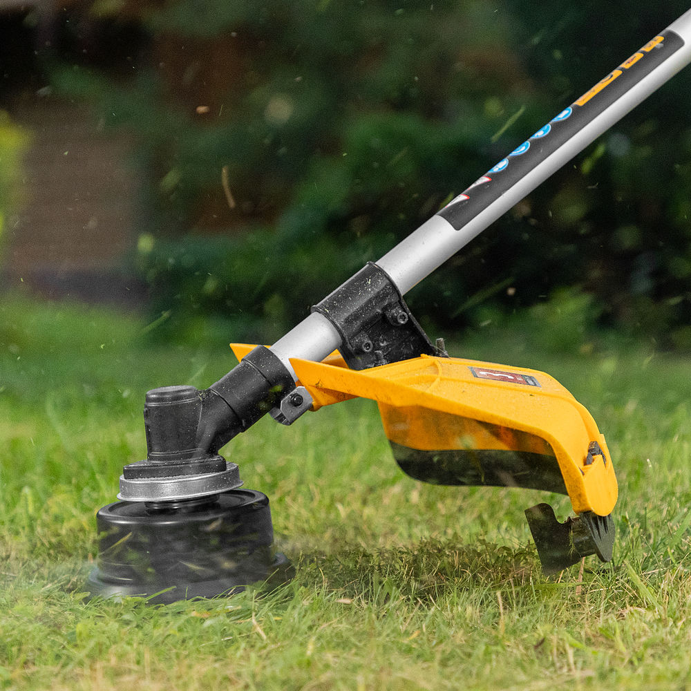 Триммер бензиновый DR-43S, 43 см3, разъемная штанга, состоит из 2 частей Denzel (96274)