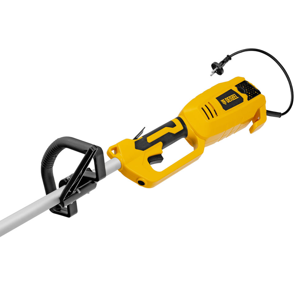 Триммер электрический TE-1100, 1100 Вт, 380 мм, катушка, разборная штанга Denzel (96641)