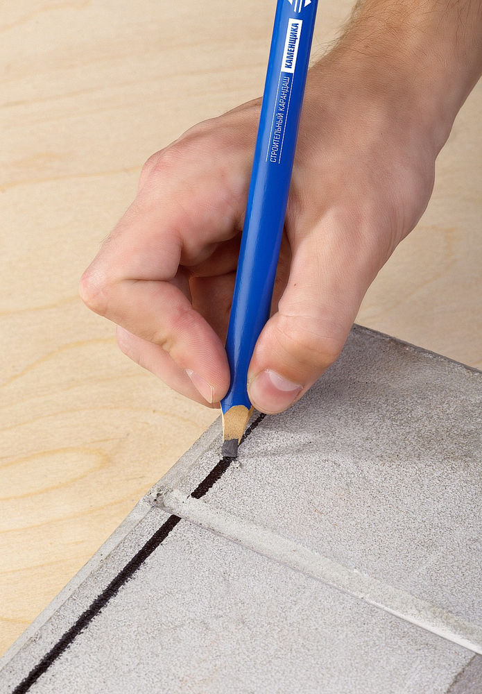 Строительный карандаш каменщика К-СК 250 мм, 4H ЗУБР 06308