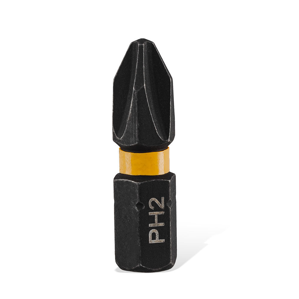 Бита ударная H6.35 25мм PH2 5шт. RUNTEC RT-IB25