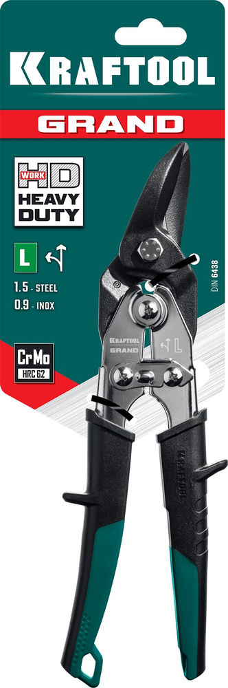 Ножницы по металлу 270 мм левые Grand KRAFTOOL 2324-L