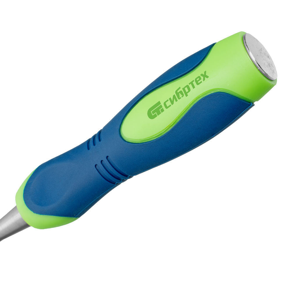 Долото-стамеска, 12 мм, двухкомпонентная рукоятка Сибртех