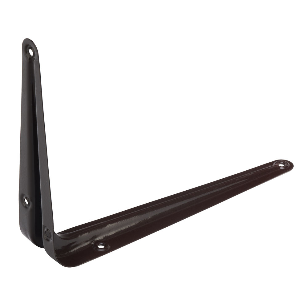 Кронштейн угловой с ребром, 150 х 200 мм, коричневый Сибртех (94024)
