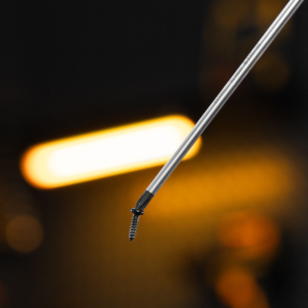 Отвертка, PH0х100 мм, S2, 3к рукоятка Denzel (121727)