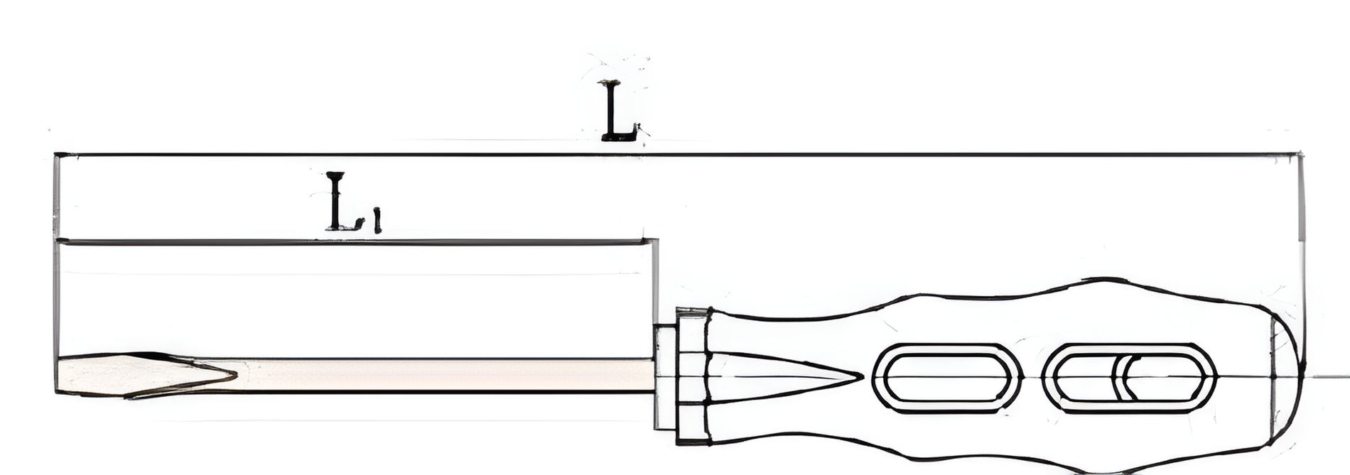 Отвертка шлицевая SL 9х250 (общ.377мм) искробезопасный сплав BeCu 260-1028, HORTZ