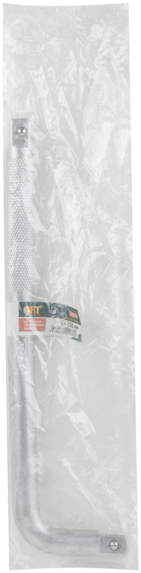 Вороток L-образный CrV 1/2 х 250 х 50 мм (62533)