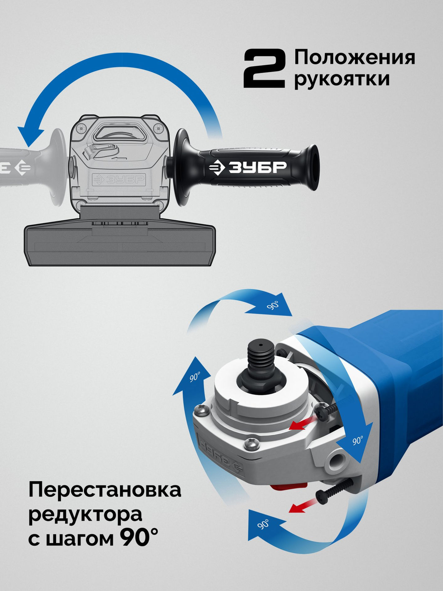 ЗУБР 20 В, ?Сотка? d105 мм, 1 АКБ LMS (2 А·ч), компактная УШМ, сумка, Профессионал (AB-100-850-21)