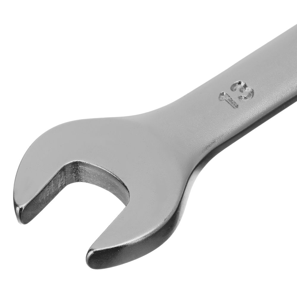 Ключ комбинированный, 13 мм, CrV, матовый хром Stels