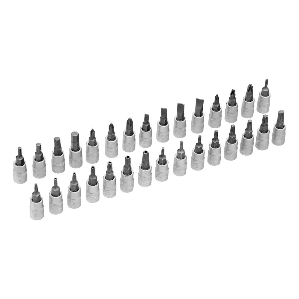 Набор инструментов, 1/4, 3/8, 1/2, Cr-V, S2, усиленный кейс, 151 предмет Stels