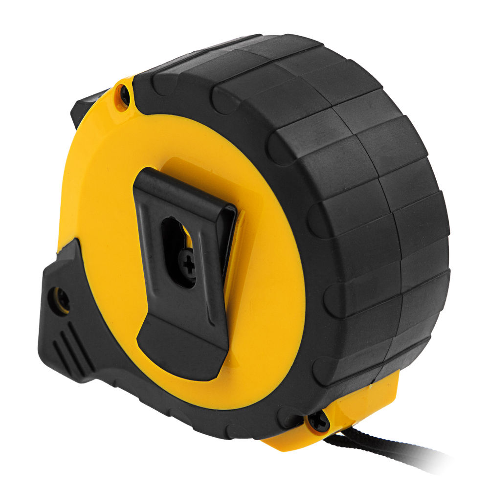 Рулетка 5м х 19мм, двухкомп. корпус, кнопка-пауза Denzel