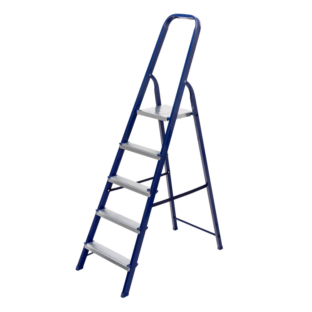 Стремянка, 5 ступеней, стальная, Сибртех (97845)