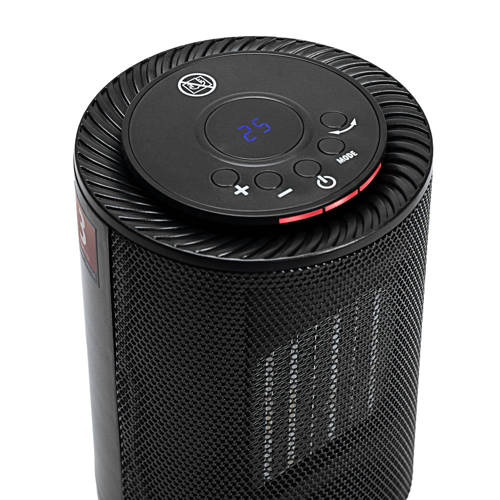 Тепловентилятор электрический керамический DTFC-1200, 3 режима, вентилятор, нагрев 600/1200 Вт Denzel (96418)