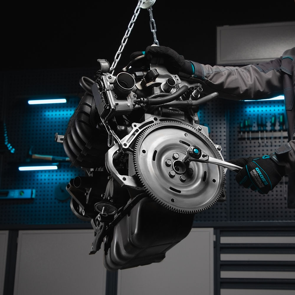 Набор инструментов, 1/4, 1/2, CrV, 120 зубьев, 76 предметов Gross