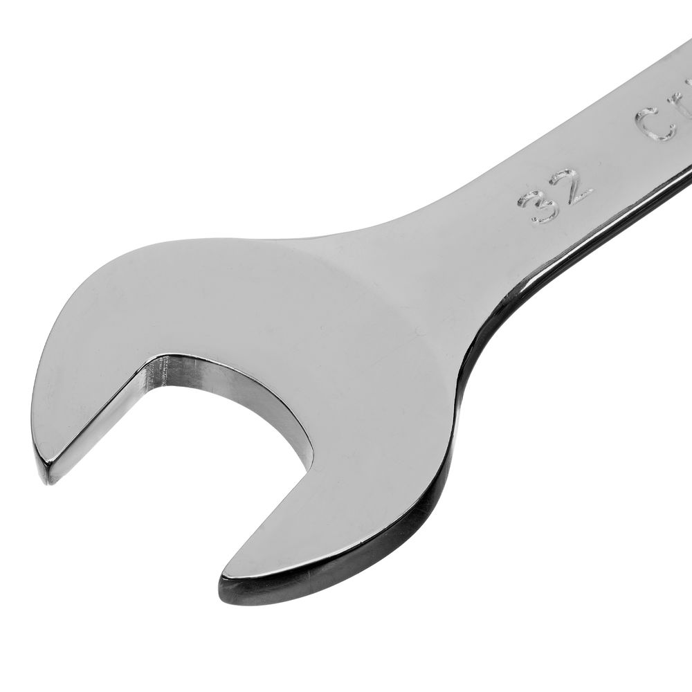 Ключ комбинированный, 32 мм, CrV, полированный хром Matrix