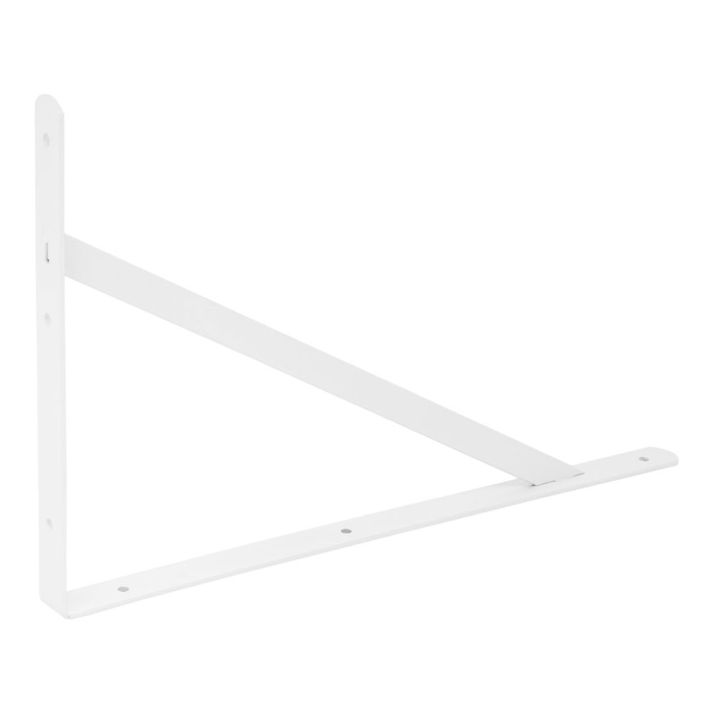 Кронштейн усиленный, 500 х 350 х 30 х 4 мм, белый Сибртех (94048)