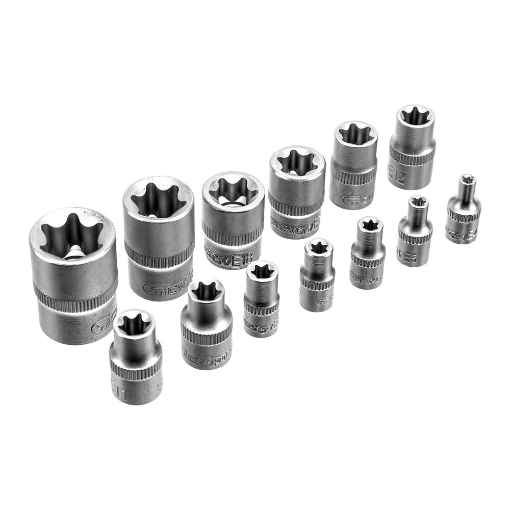 Набор инструментов, 1/2, 3/8, 1/4, пластиковый кейс 172 предм. Сибртех