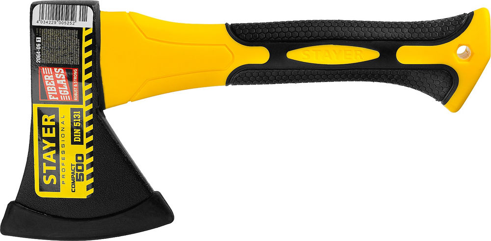 Топор суперкомпактный 500/600 г, 250 мм COMPACT Professional STAYER 2064-06