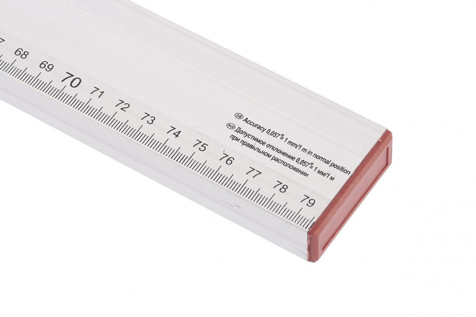 Уровень алюминиевый, 800 мм, 2 глазка, линейка Sparta (35108)