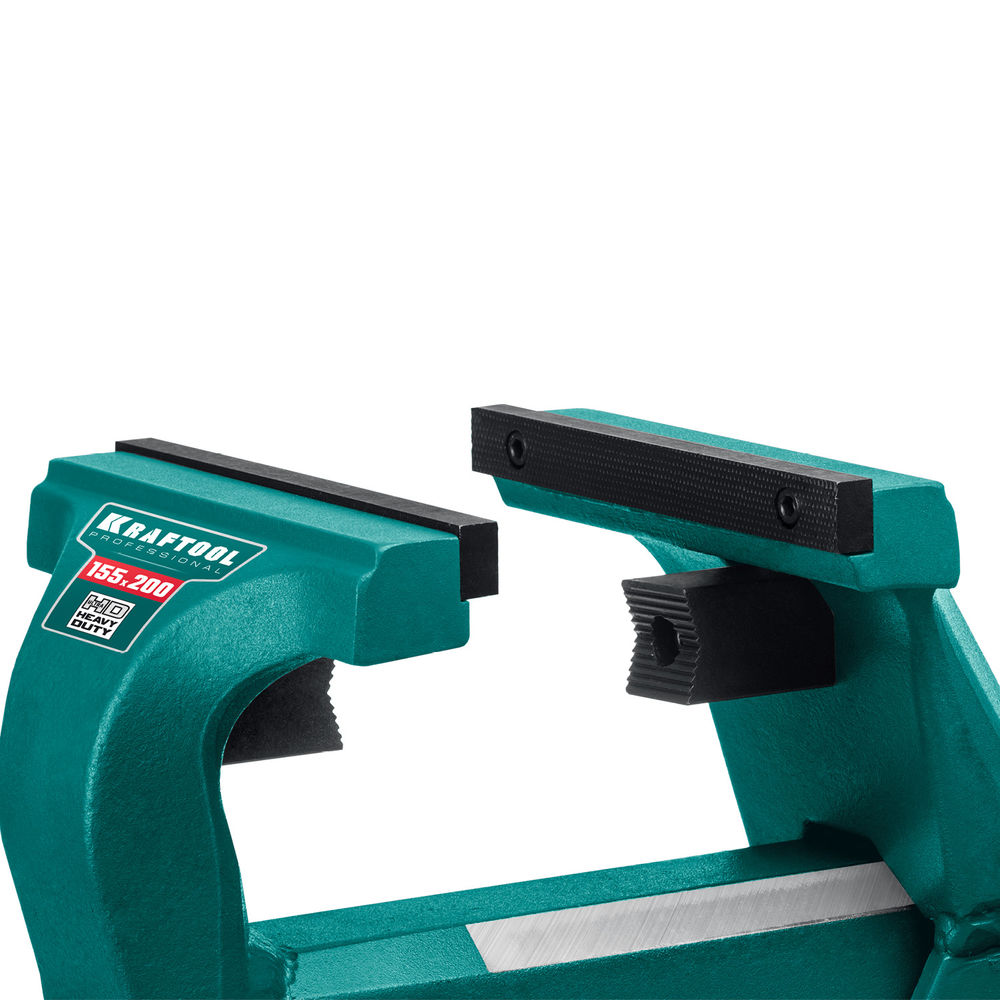 Кованые стальные тиски FORGE--155/200, с регулировкой компенсации люфта KRAFTOOL 32700-200