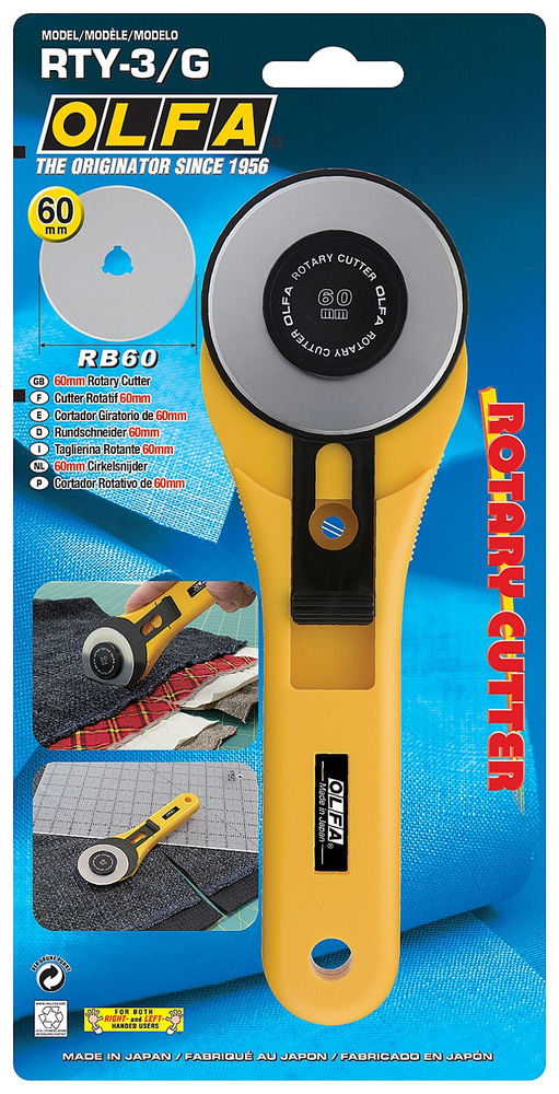 Круговой нож 60 мм OLFA OL-RTY-3/G