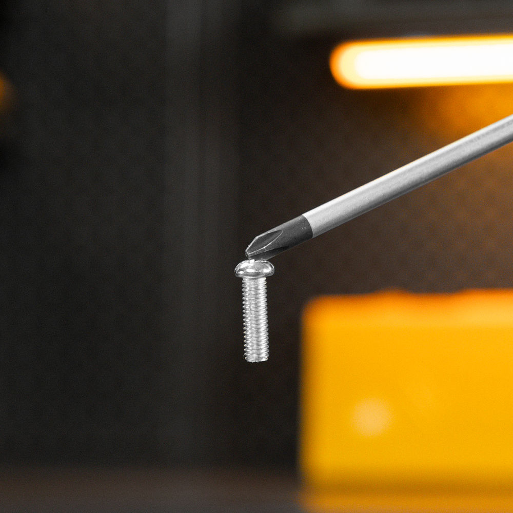 Отвертка, PH2х150 мм, S2, 3к рукоятка Denzel (121807)