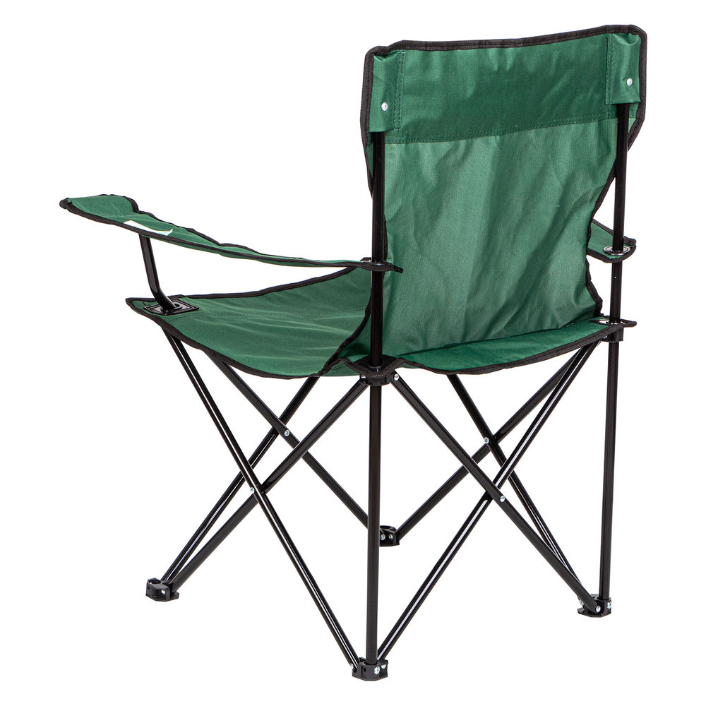 Стул складной с подлокотниками и подстаканником 81 х 51 х 86 см Camping Palisad (69608)