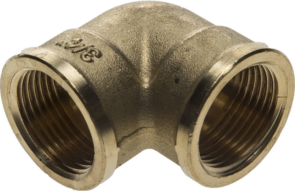 Уголок 3/4, латунь GENERAL FITTINGS 51073-G/G-3/4