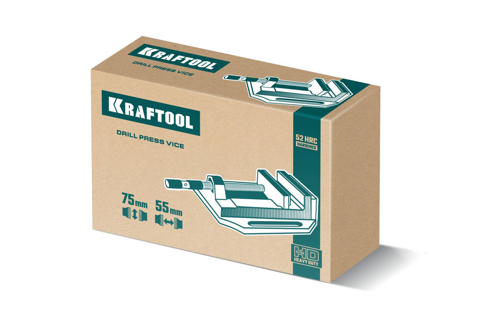 Станочные сверлильные тиски DPV-75, 75 мм KRAFTOOL 32722-75