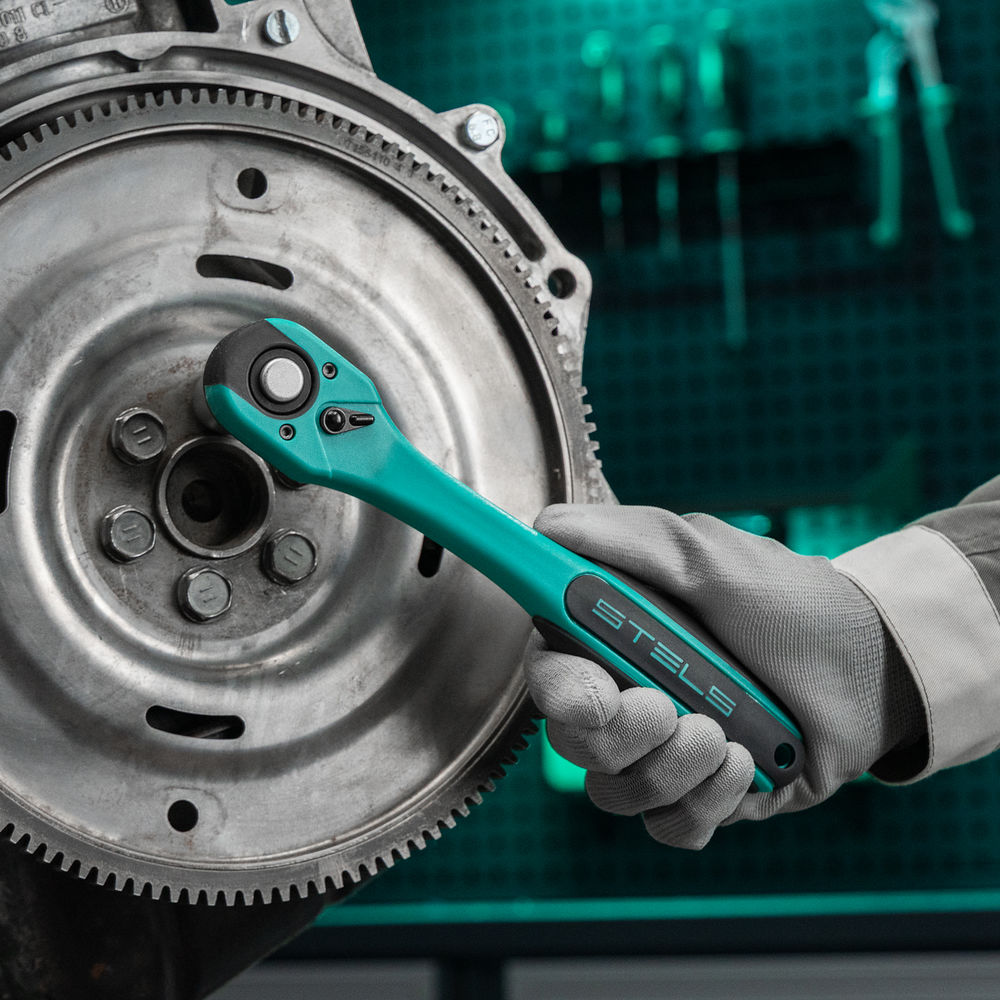 Набор инструментов, 1/4, 1/2, Cr-V, S2, усиленный кейс, 119 предметов Stels