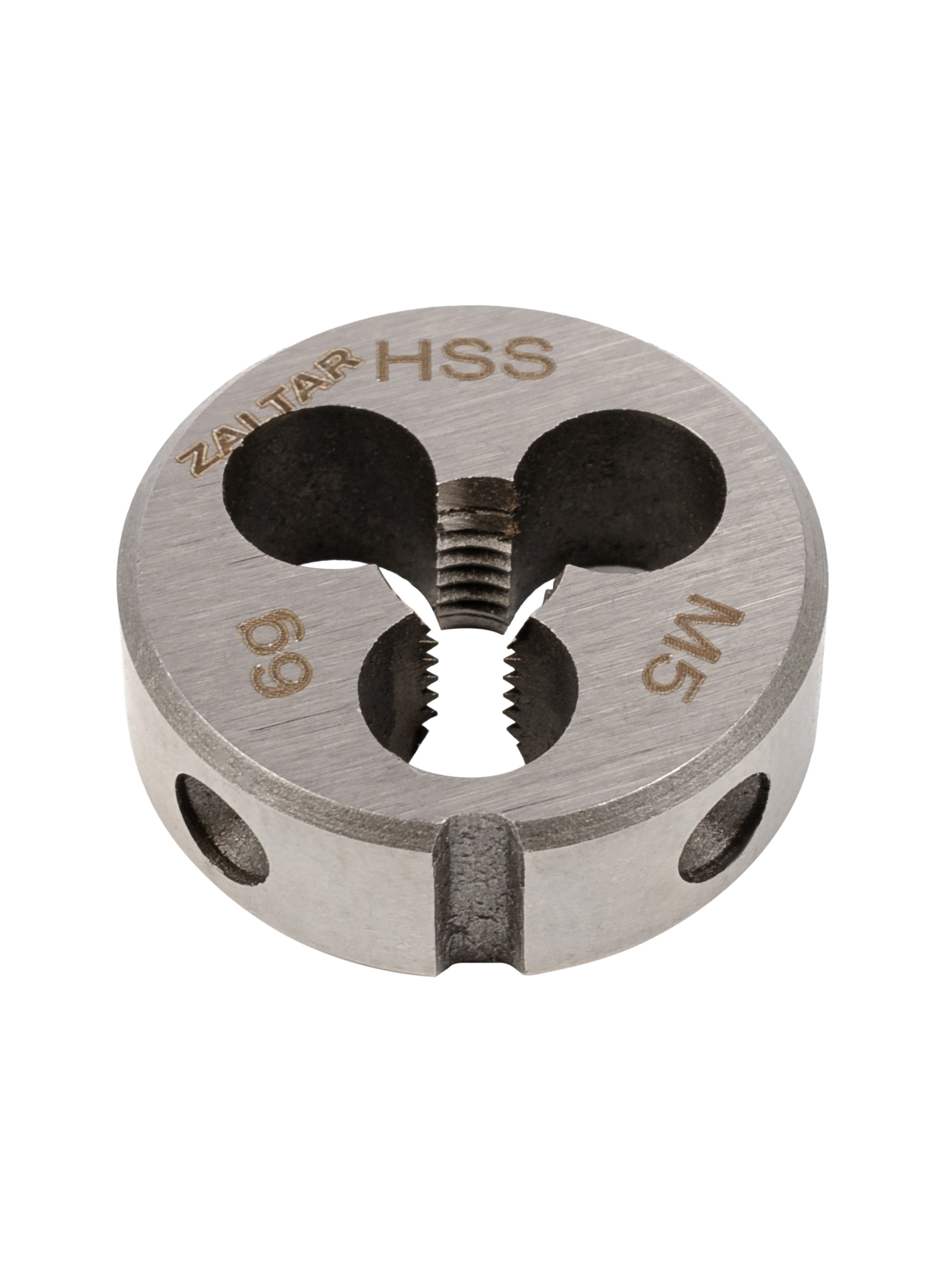 Плашка круглая резьбонарезная HSS, DIN 223 B (DIN EN 22568), M5 x 0.8, 20 x 7 (ZA-10403)