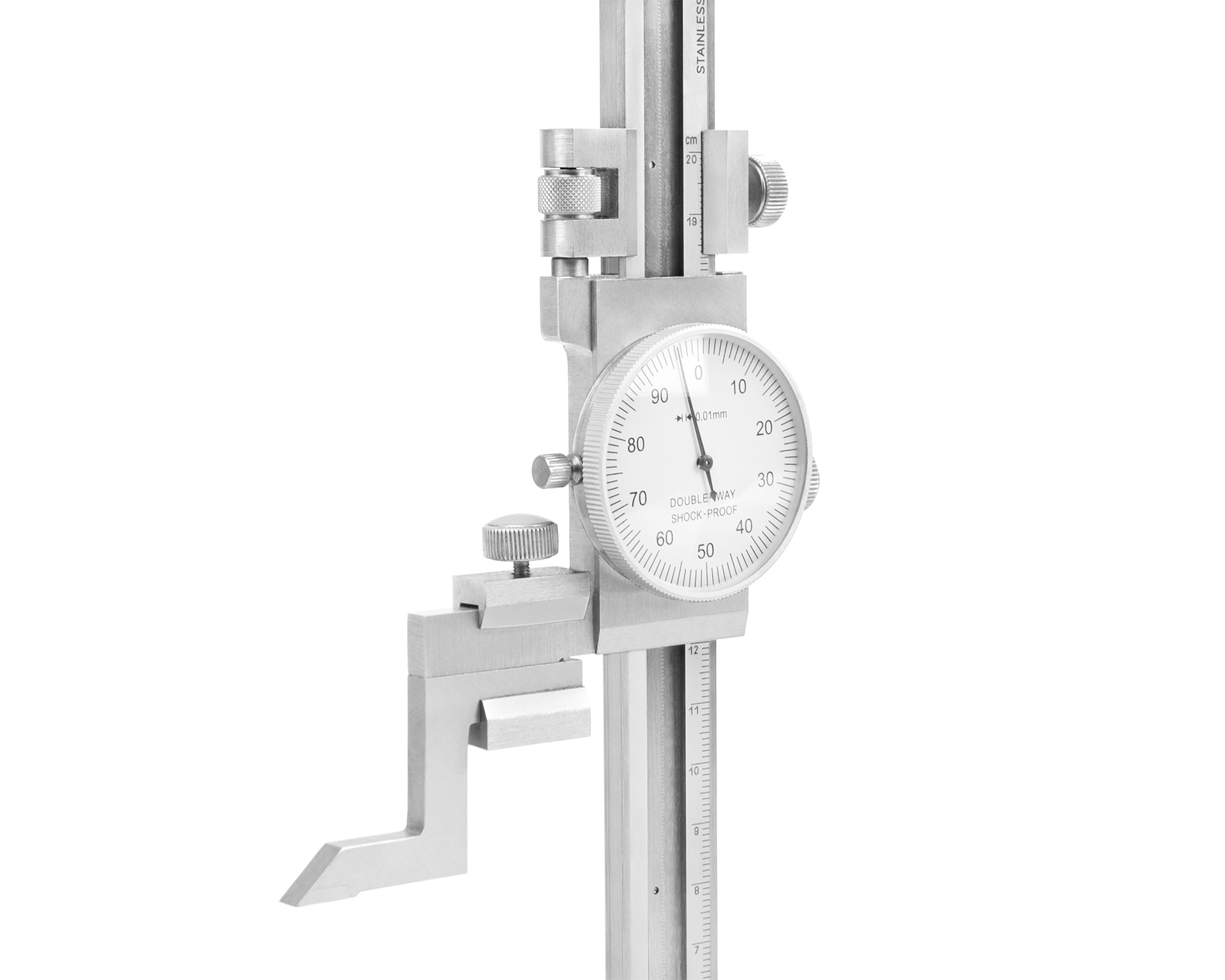 Штангенрейсмас ШРК- 200 0,01 с круг.шкалой Микрон