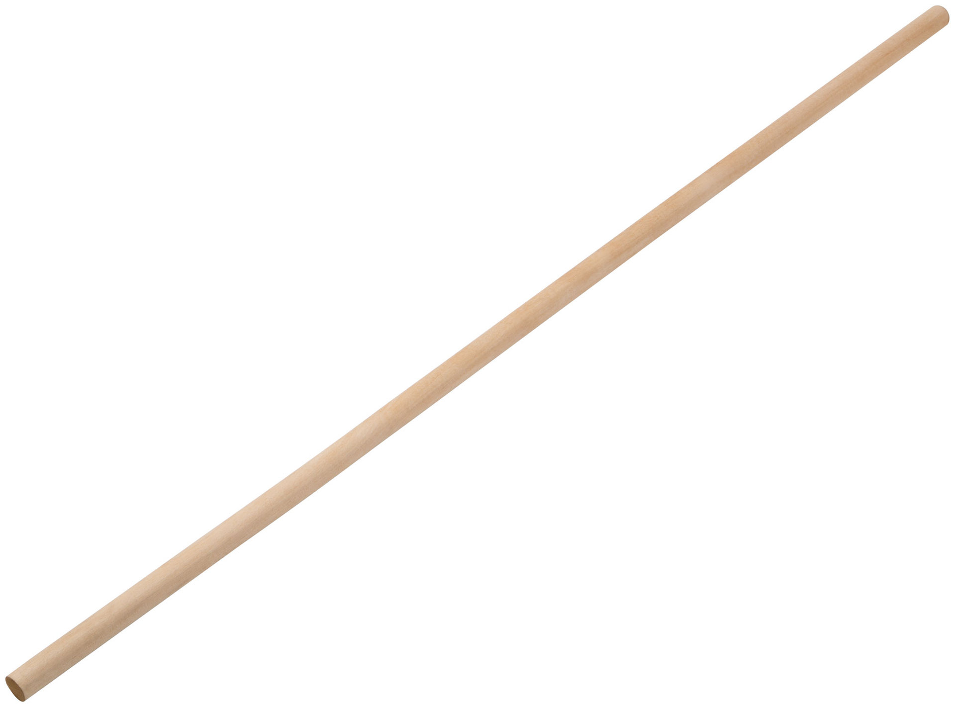 Черенок березовый для щеток, грабель, мётл, диам. 25 мм, L=1200 мм, первый сорт (76908)