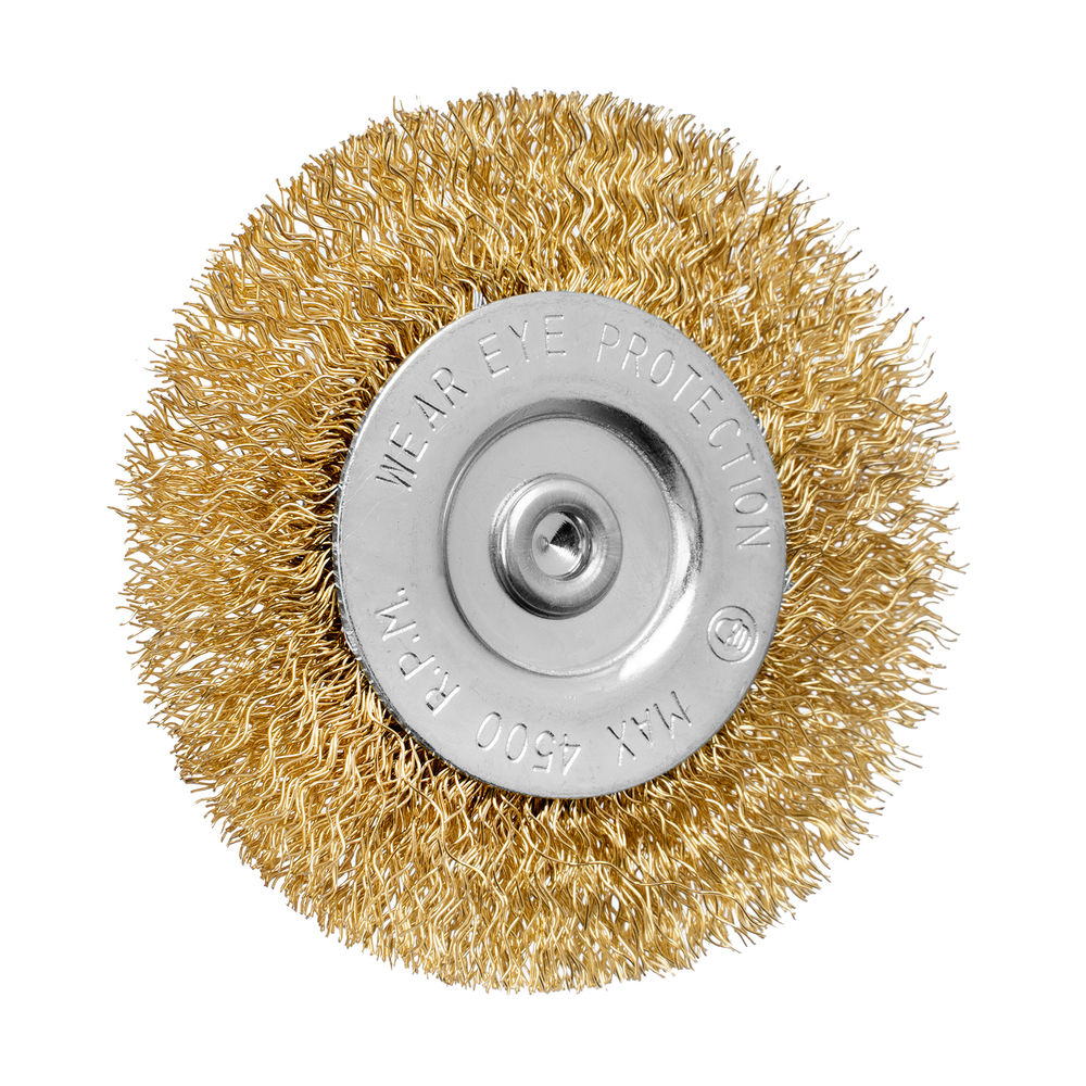 Набор щеток для дрели, 5 шт, 2 плоские, 50-75 мм, 3 чашки, 25-50-75 мм, со шпильками Matrix (74492)