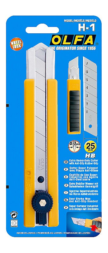 Нож с выдвижным лезвием 25 мм OLFA OL-H-1
