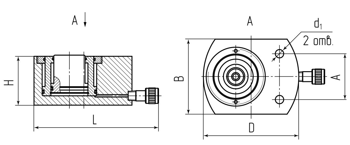 Домкрат низкий телескопический ДН100М68Т (КВТ) 84597