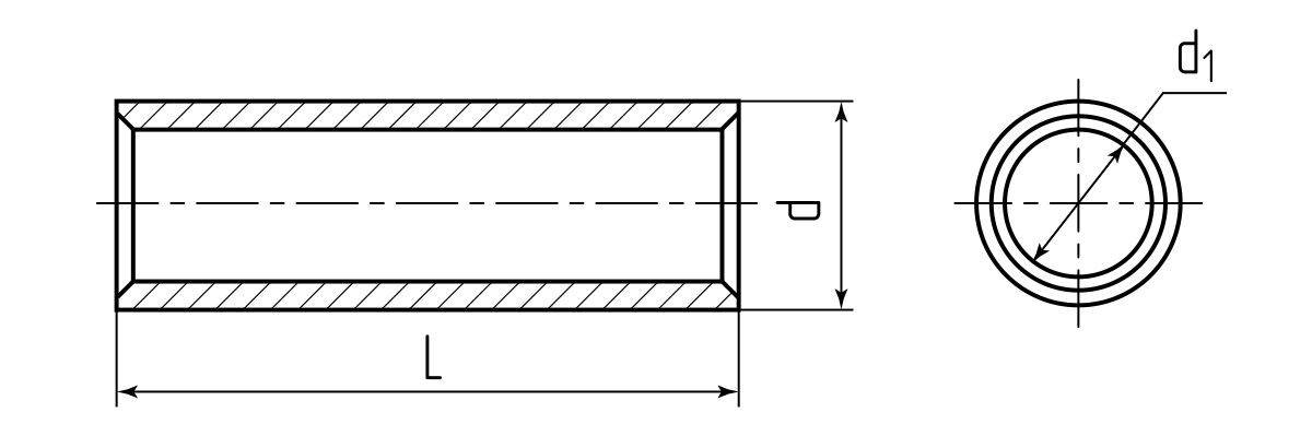 Гильза кабельная ГМЛ 240-24 (КВТ) (41180)