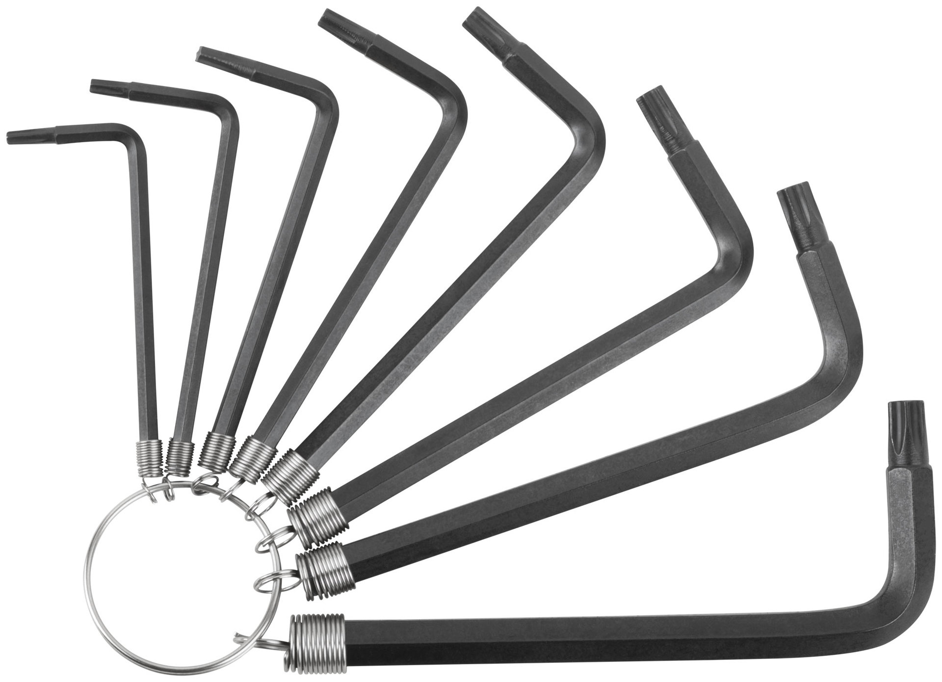 Ключи TORX 8 шт. CrV Т9-Т40 на кольце