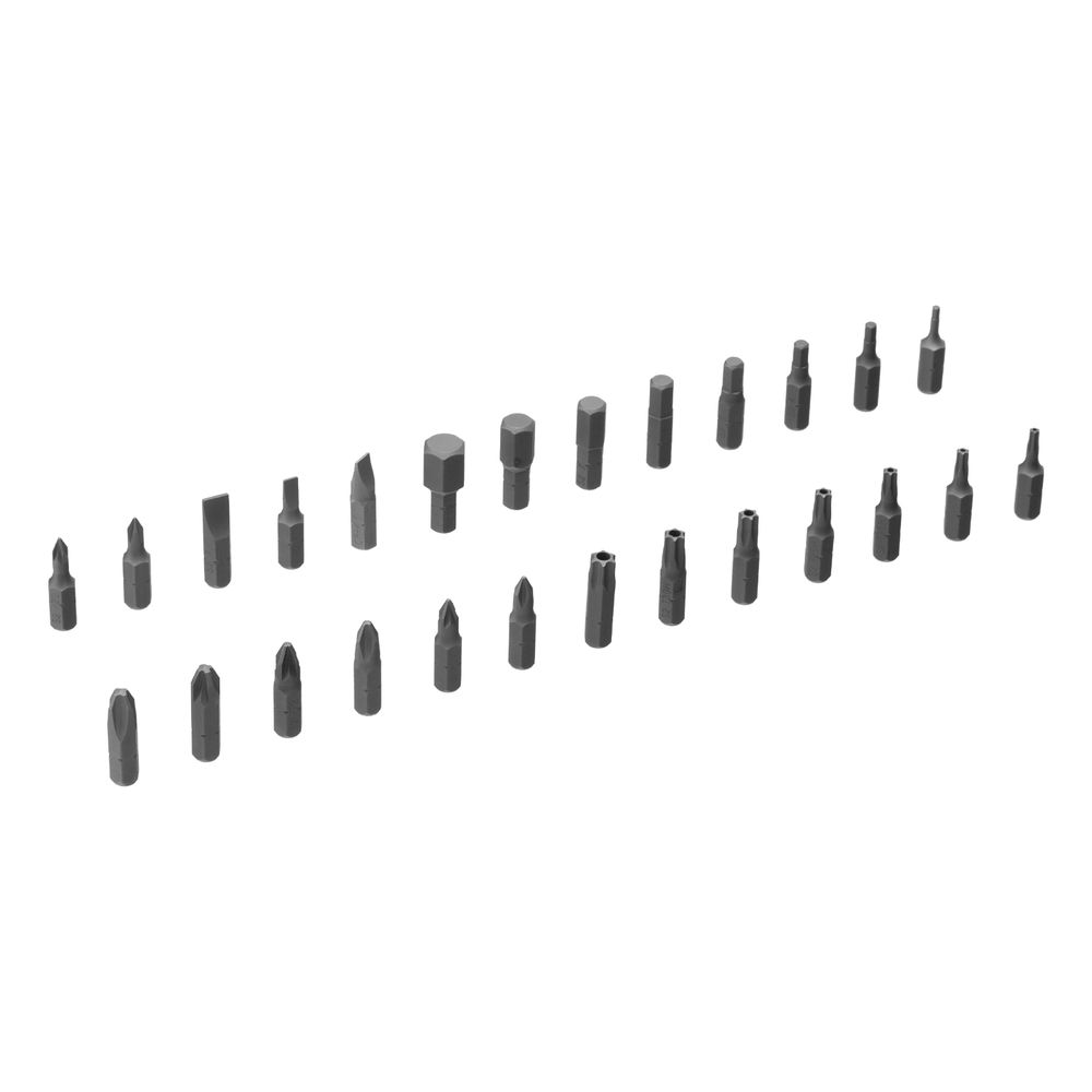 Набор инструментов, 1/2, 1/4, 3/8, CrV, S2, пластиковый кейс, 144 предмета Denzel