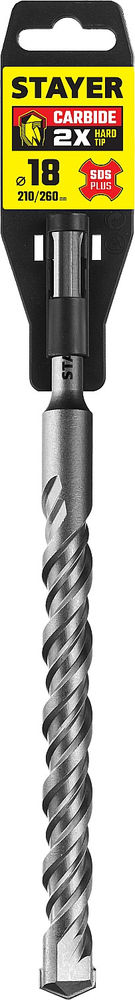 Бур SDS-plus 18 x 260 мм Professional STAYER 2930-260-18_z02