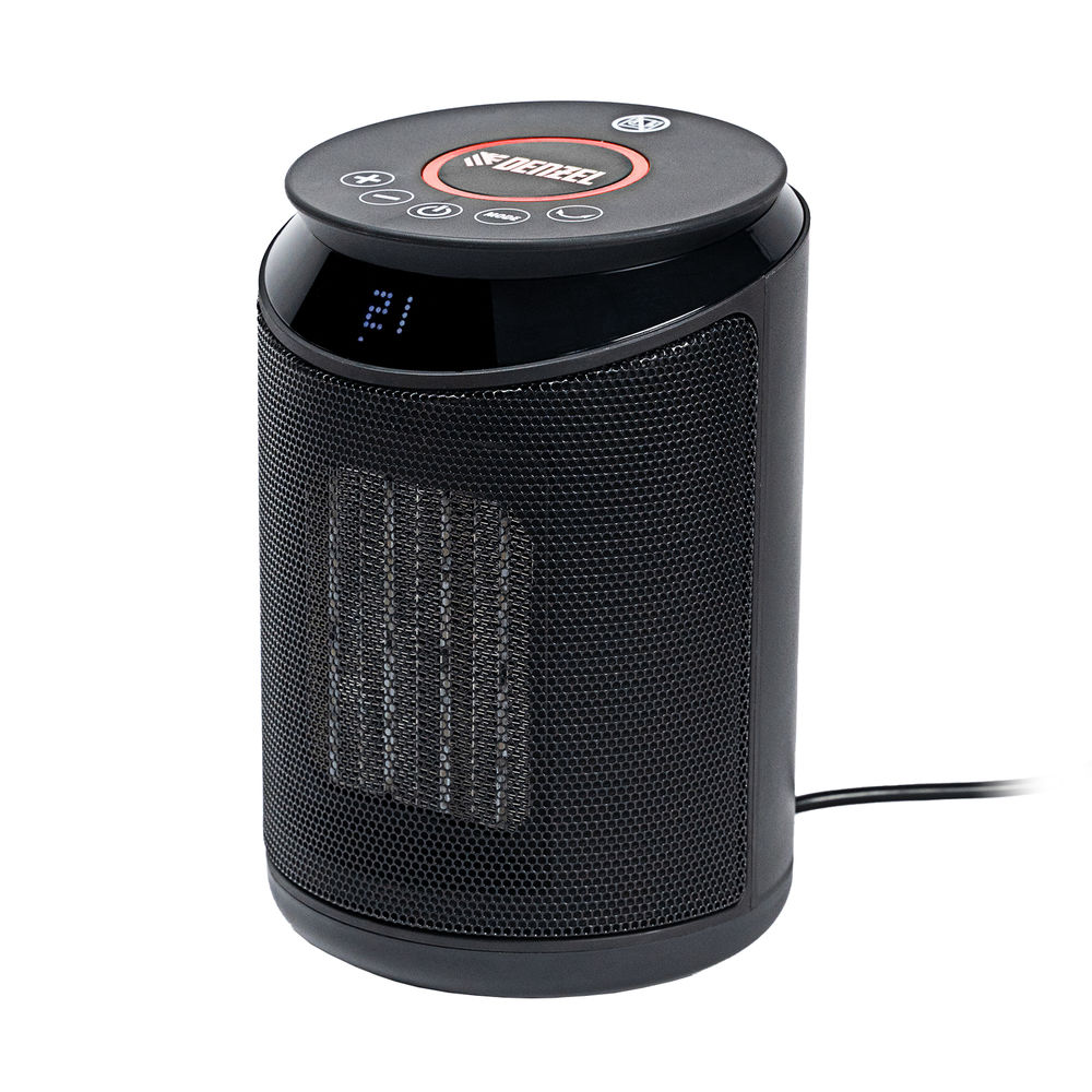 Тепловентилятор электрический керамический DTFC-2000, пульт, 3 режима, вентилятор, нагрев 1000/2000 Вт Denzel (96419)