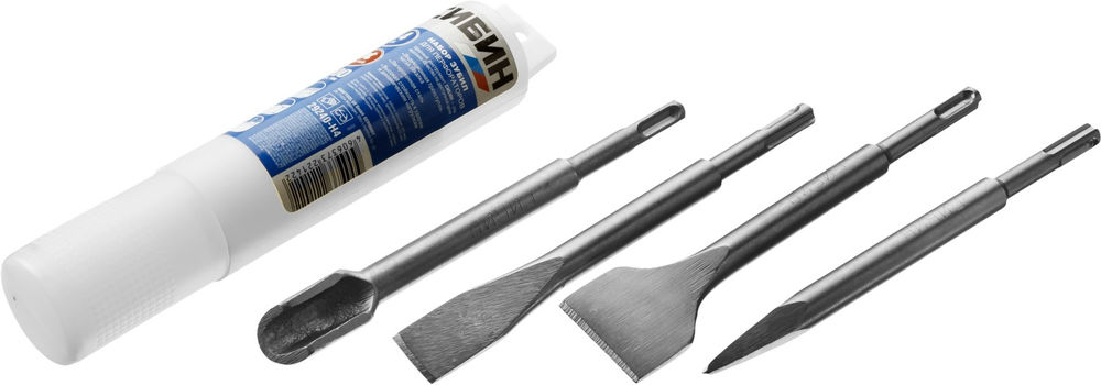 Набор зубил SDS-Plus 4 шт 200 мм СИБИН 29240-H4