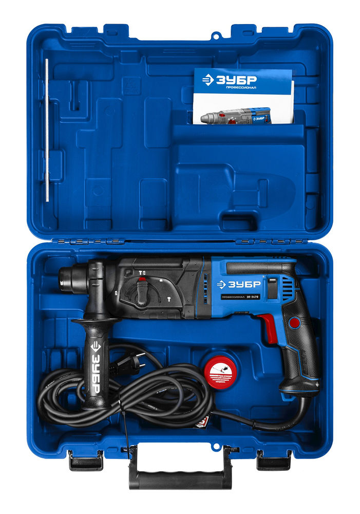 Перфоратор SDS Plus 24 мм 780 Вт Профессионал ЗУБР ЗП-2470
