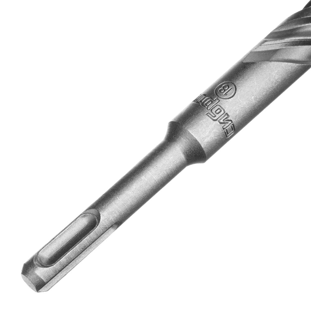 Бур по бетону, 18 x 600 мм, SDS Plus Сибртех (705579)