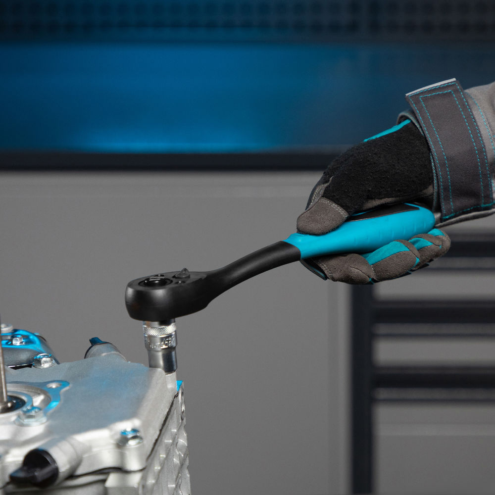 Ключ-трещотка 1/2, CrV, 72 зуба, с быстрым сбросом Gross