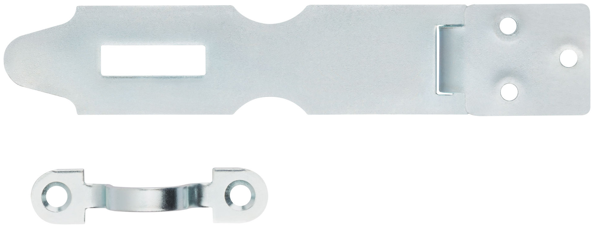 Накладка дверная НД1 125х30 мм, цинк (66652)