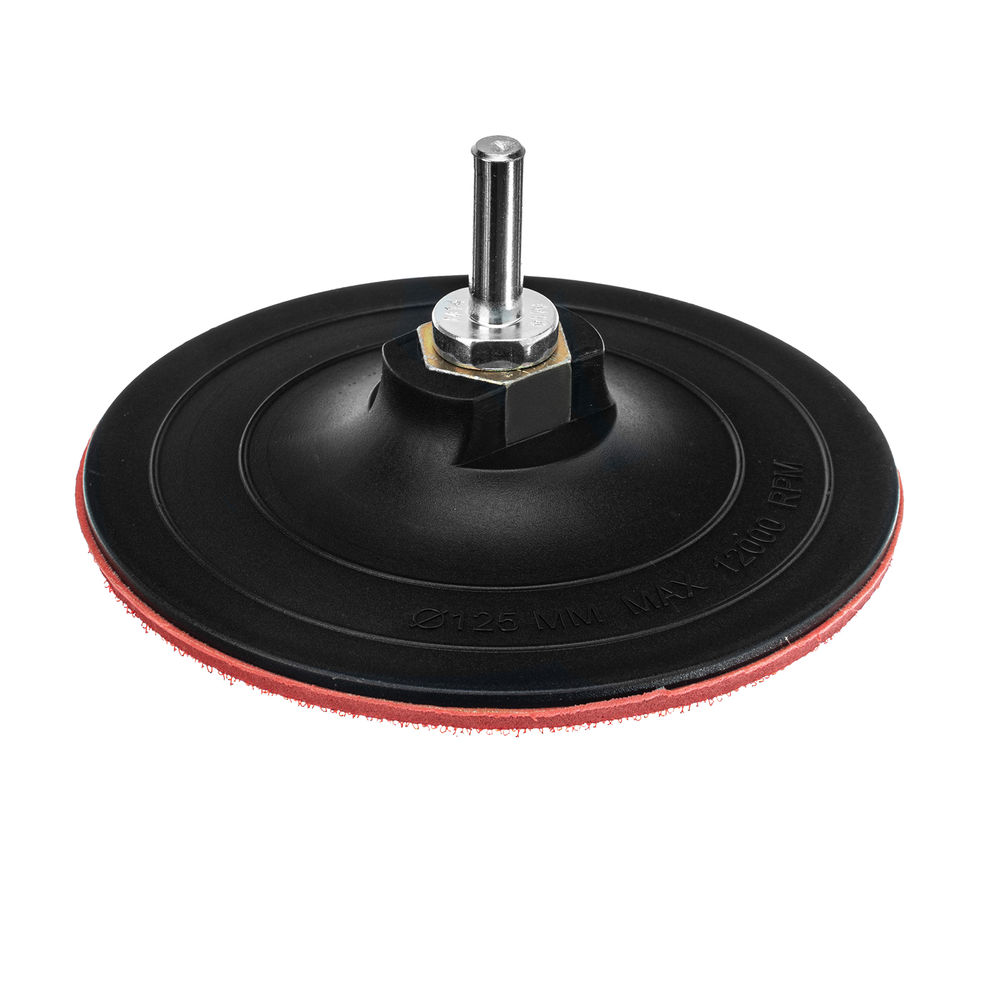 Насадка для дрели и УШМ с липучкой, 125 мм, твердая Matrix (76230)