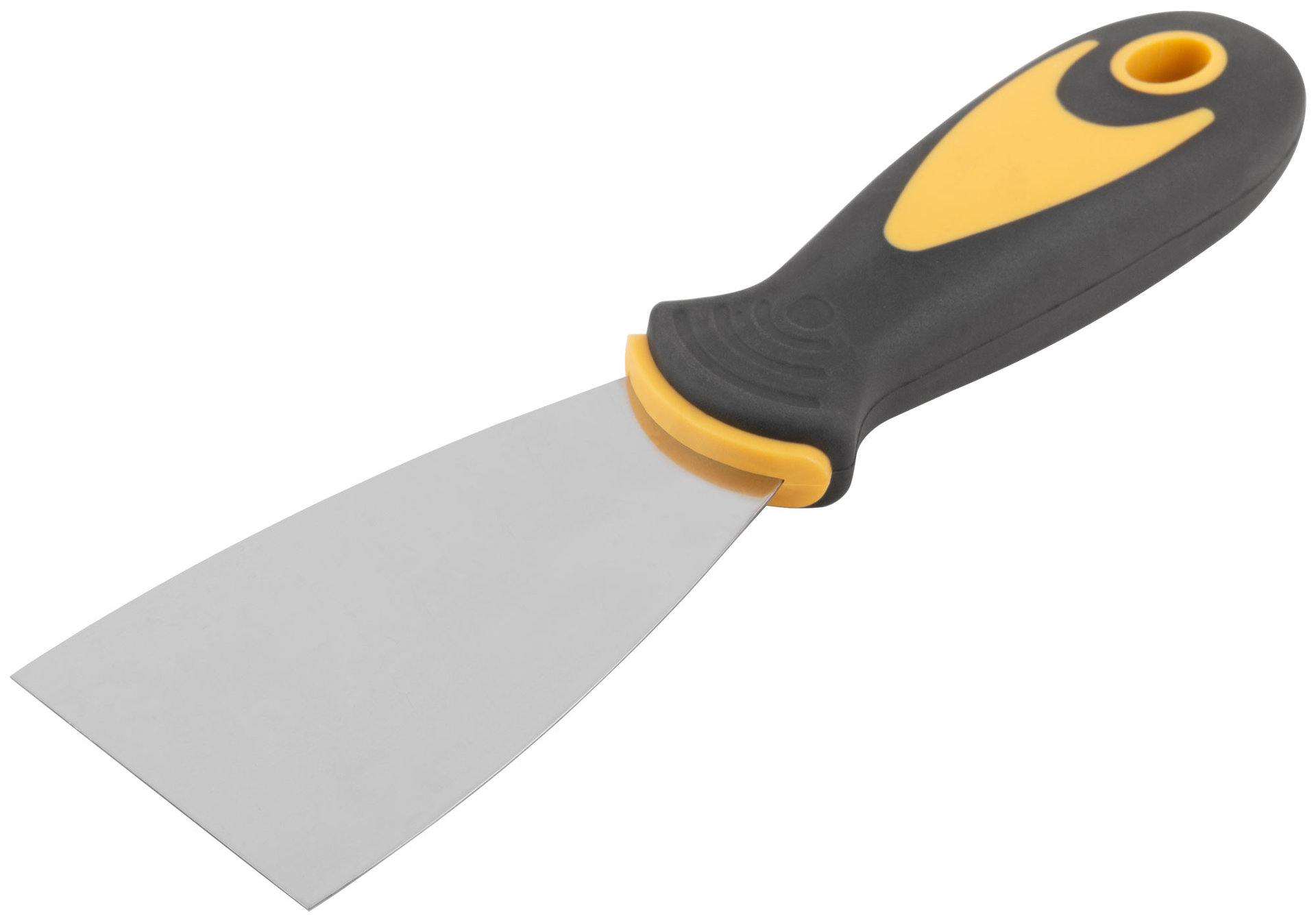 Шпатель, нерж.сталь, прорезиненная ручка 2 (50 мм) (06693)