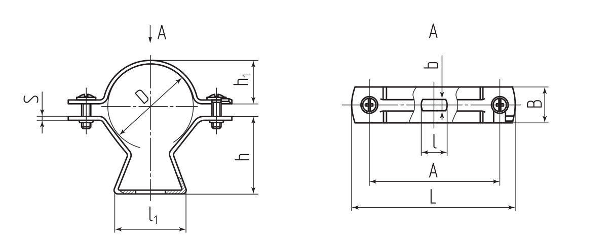 Скоба дистанционная СДК 38-40 (Fortisflex) (102664)